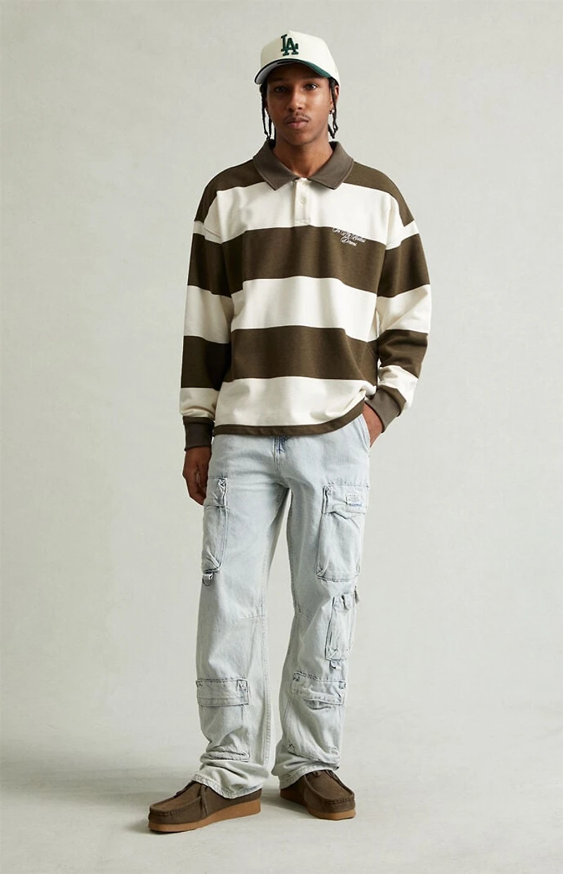 Pacsun Dylan Baggy Jeans Cargo Light Indigo