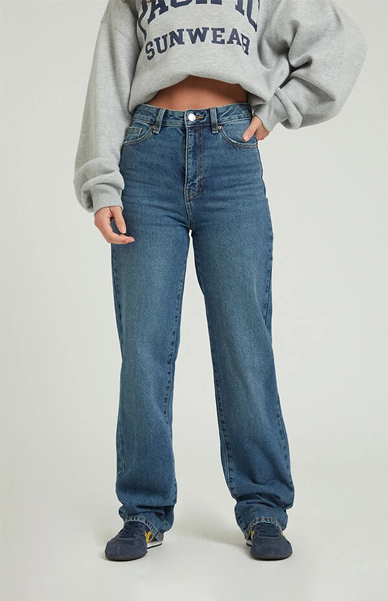 Pacsun '90s Boyfriend Jeans Dark Indigo