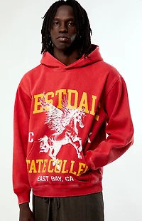Pacsun Red Athletic Westdale Hoodie