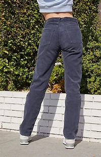 John Galt Navy Corduroy Straight Leg Pants
