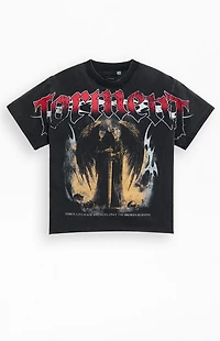 Pacsun Torment Chaos Cropped Boxy T-Shirt