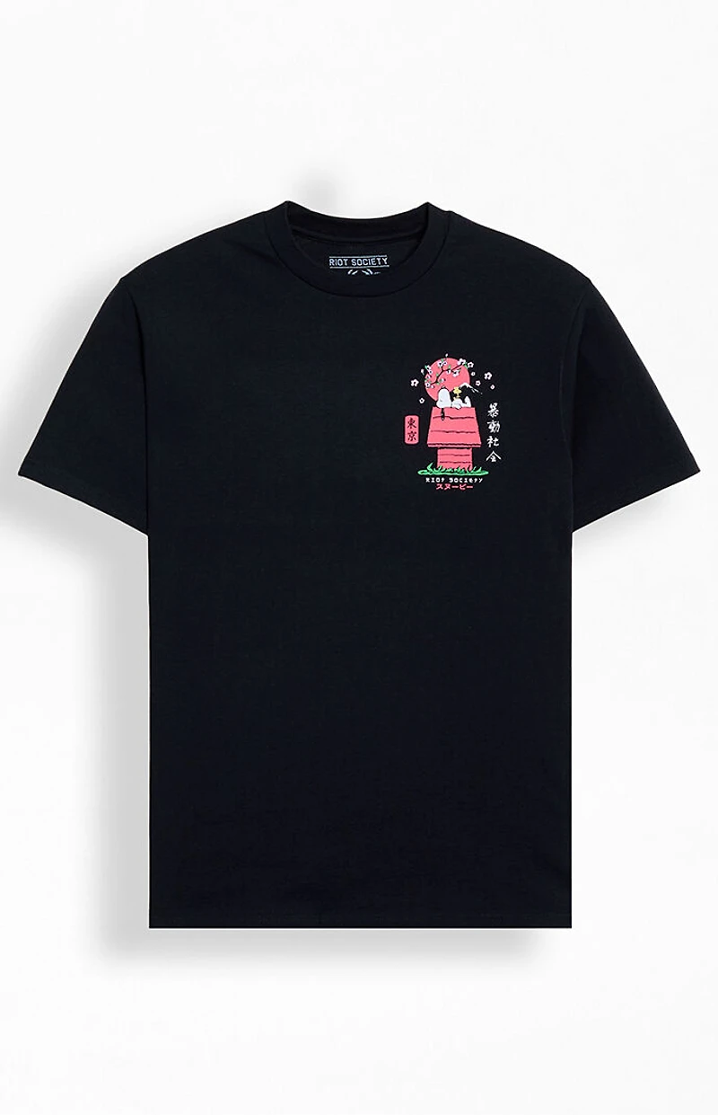 Riot Society Snoopy Kanji T-Shirt