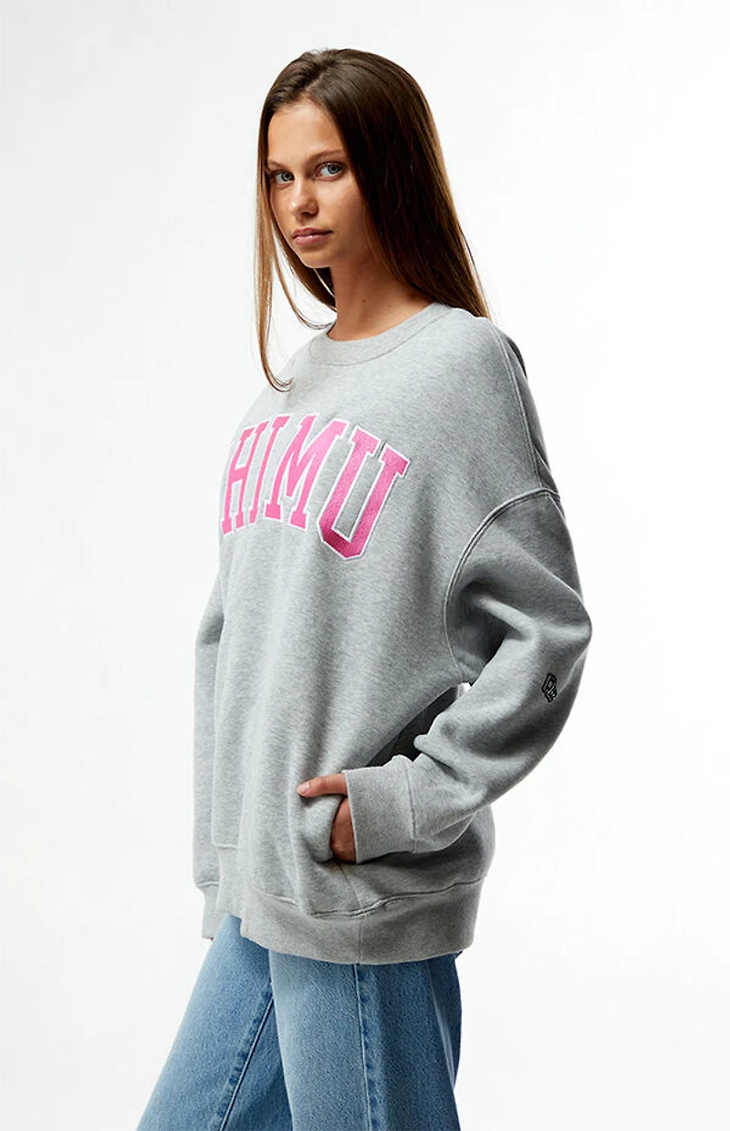 HYPE & VICE Phi Mu Offside Crew Neck Oversized Sweatshirt