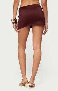 Edikted Briar Chain Belt Mini Skirt