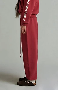 Fear of God ESSENTIALS Women's Crimson Classic Fleece Sweatpants