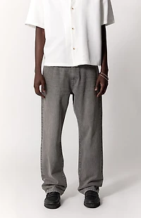 Pacsun Logan Relaxed Straight Jeans Gray