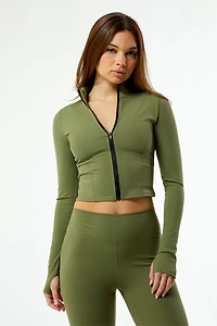 WEWOREWHAT Active Zip Up Track Jacket