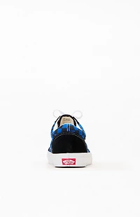 Vans Black & Blue Canvas Old Skool Shoes
