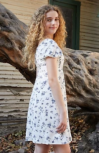 Pacsun Kids Short Sleeve Floral Dress