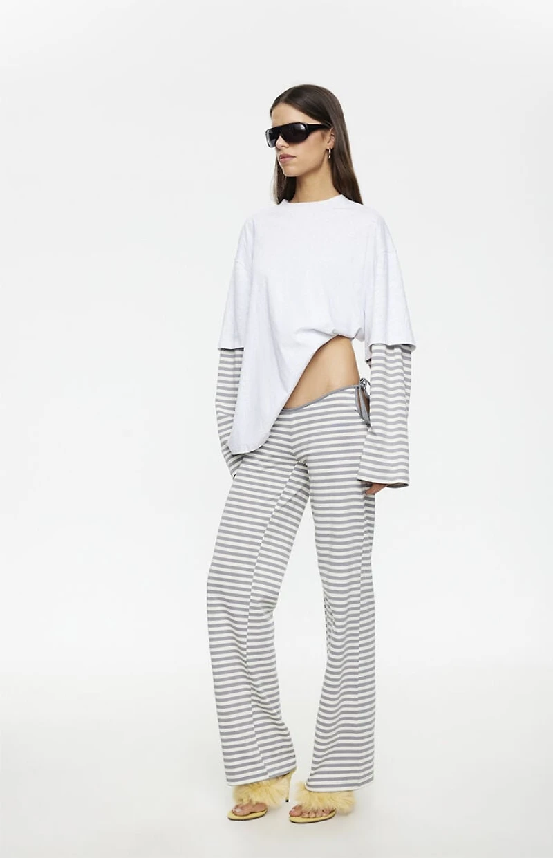 LIONESS Bottega Layered Long Sleeve Top