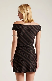 Third Charm Sophia Printed Mini Dress