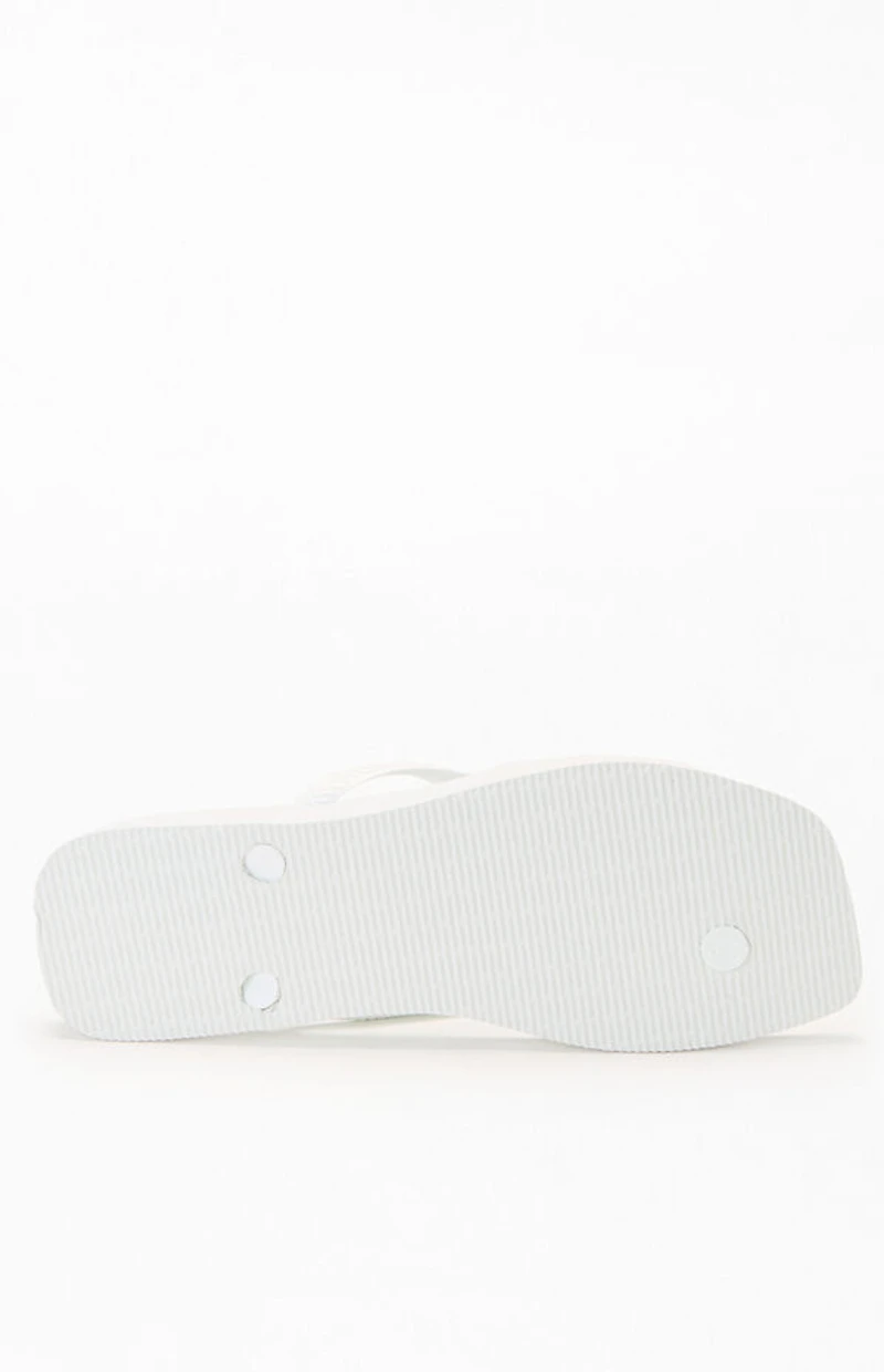 Havaianas Women's White Slim Square Flip Flop Sandals