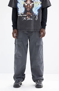 Pacsun Dark Gray Baggy Ripstop Cargo Pants