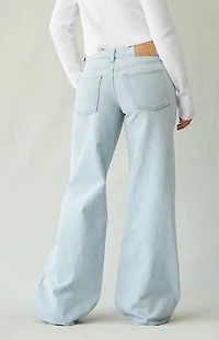 Pacsun Casey Low Rise Baggy Jeans Light Indigo Wash