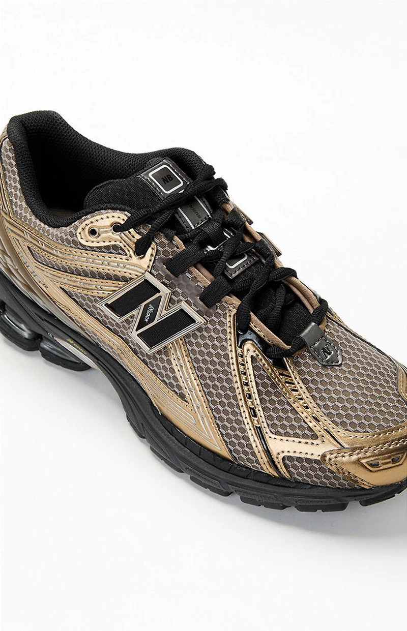 New Balance Gold & Black 1906R Shoes