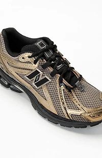 New Balance Gold & Black 1906R Shoes