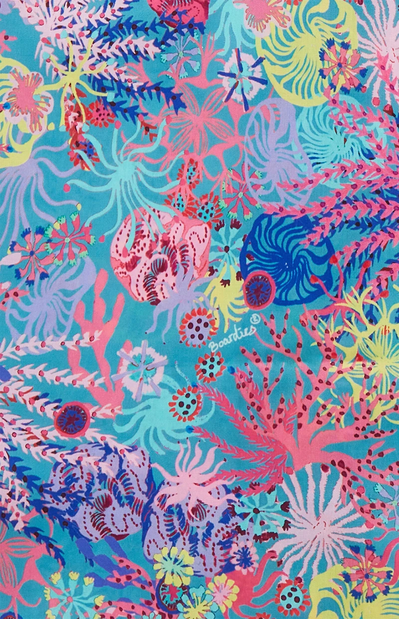 Boardies Coral Camp Shirt