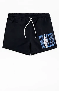 Morgan Wallen Black 4.5" Swim Trunks