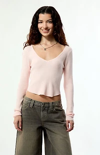 Your Favorite Woodland V-Neck Sweater