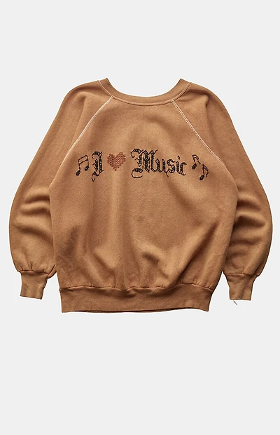 PS VINTAGE '80s I Love Music Sweatshirt