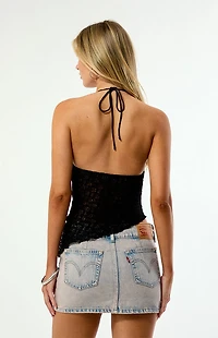 Levi's Rose Water Superlow Denim Mini Skirt