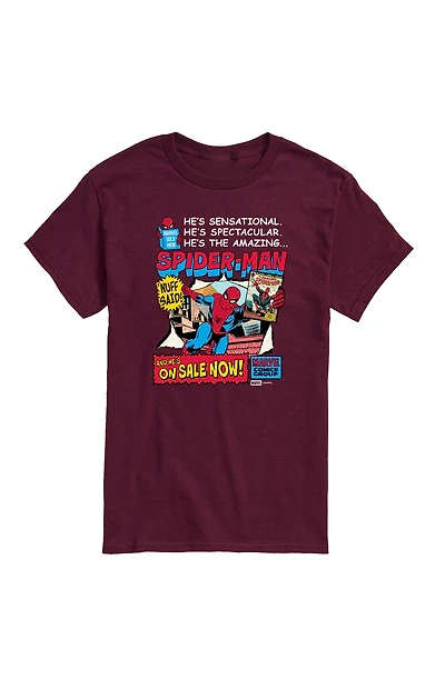 Hybrid Apparel Marvel Spider-Man Sensational Comic T-Shirt