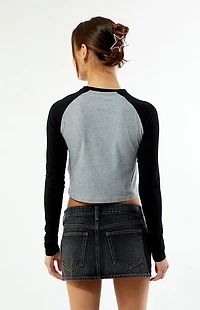 Guess Jeans Long Sleeve Baby Raglan T-Shirt