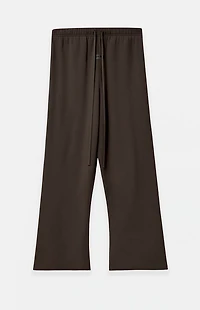 Fear of God ESSENTIALS Brown Fleece Flare Sweatpants