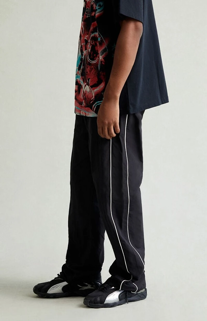 Pacsun Black Bolton Baggy Track Pants