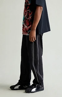 Pacsun Black Bolton Baggy Track Pants