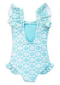 Boardies Kids Ilfracombe Ruffles One Piece Swimsuit