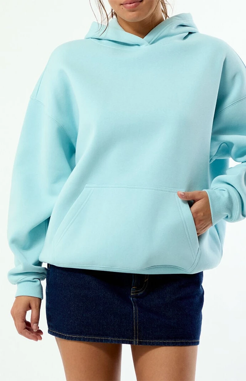 LA Hearts Light Blue Ultra Soft Fleece Core Pullover Hoodie