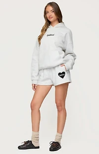 Edikted Big Love Sweat Shorts