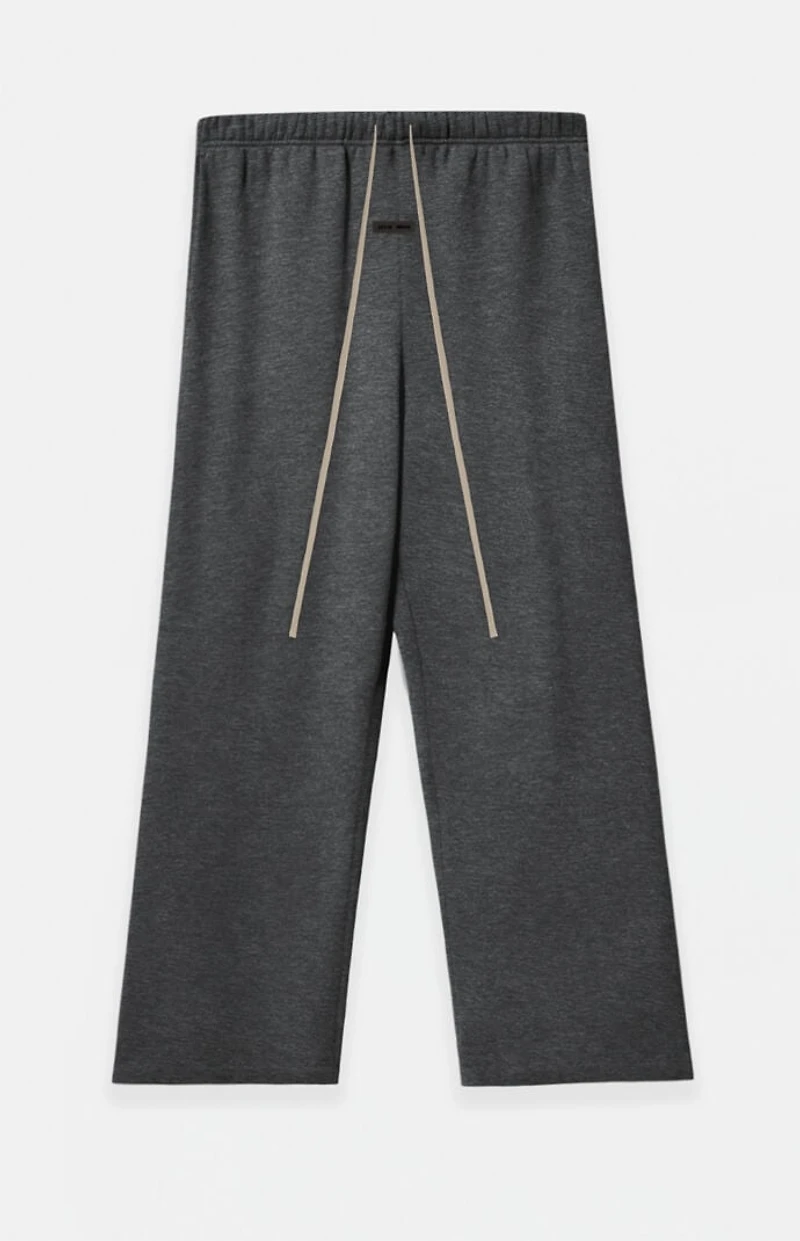 Fear of God ESSENTIALS Women's Charcoal Heather Lounge Fleece Baggy Sweatpants