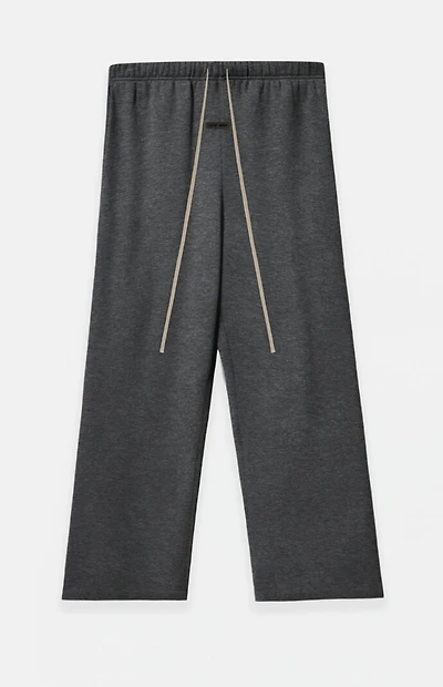 Fear of God ESSENTIALS Women's Charcoal Heather Lounge Fleece Baggy Sweatpants