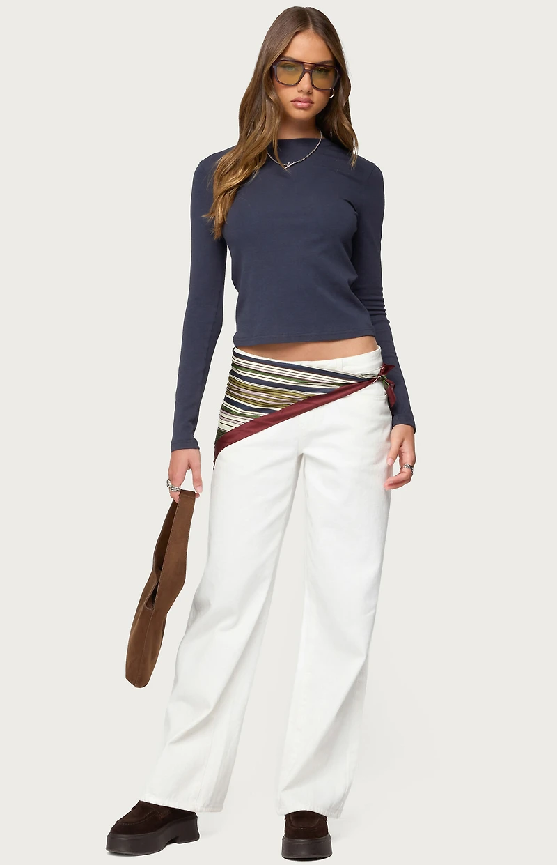 Edikted Kiyan Long Sleeve T Shirt