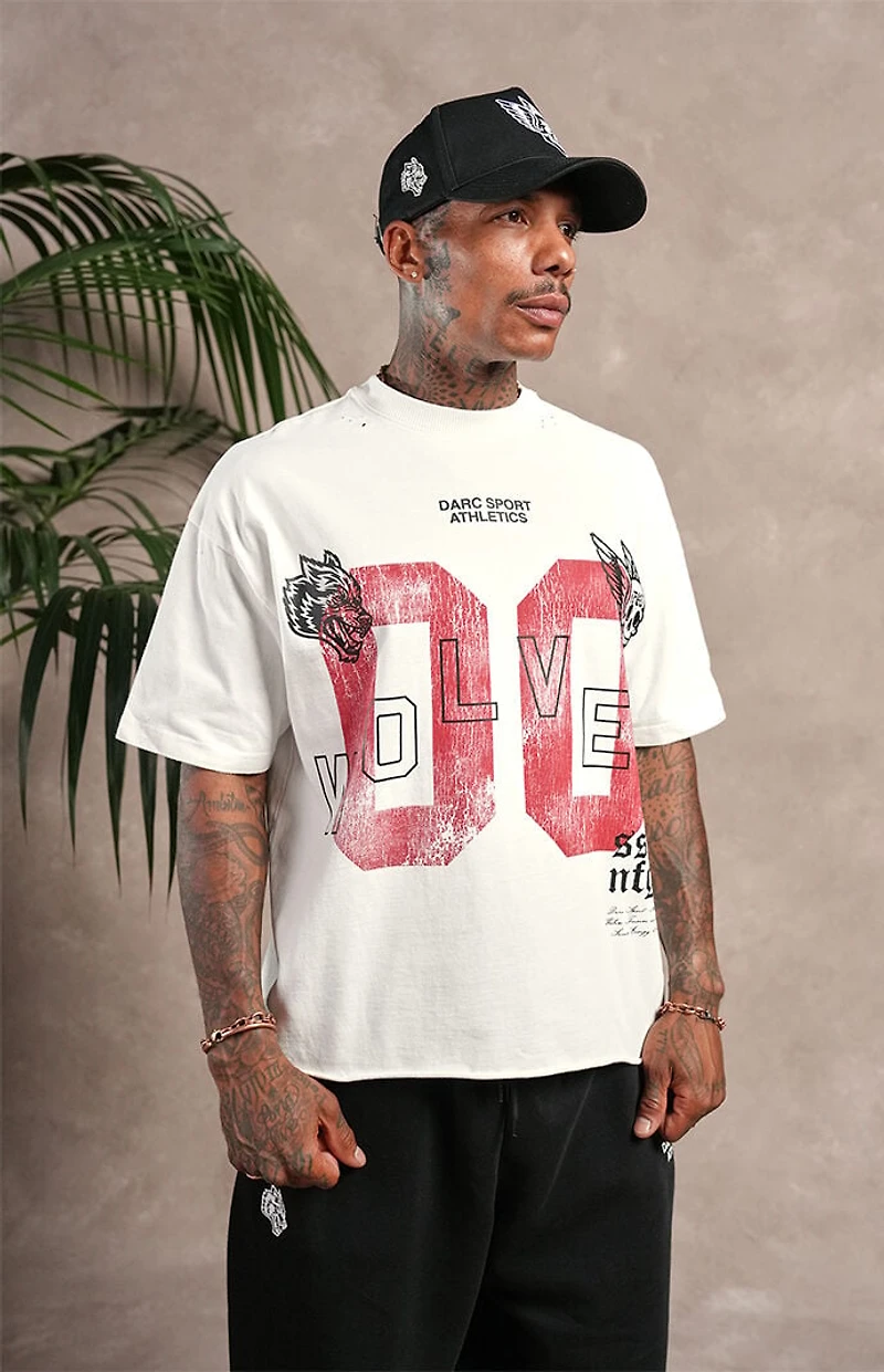 DARC SPORT ATHLETICS 00 Distressed Grunge Raw T-Shirt