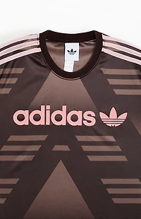 adidas Brown Sponsored Short Sleeve Jersey
