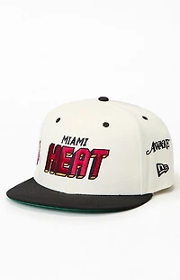 Awake NY x New Era Miami Heat 9FIFTY Snapback Hat