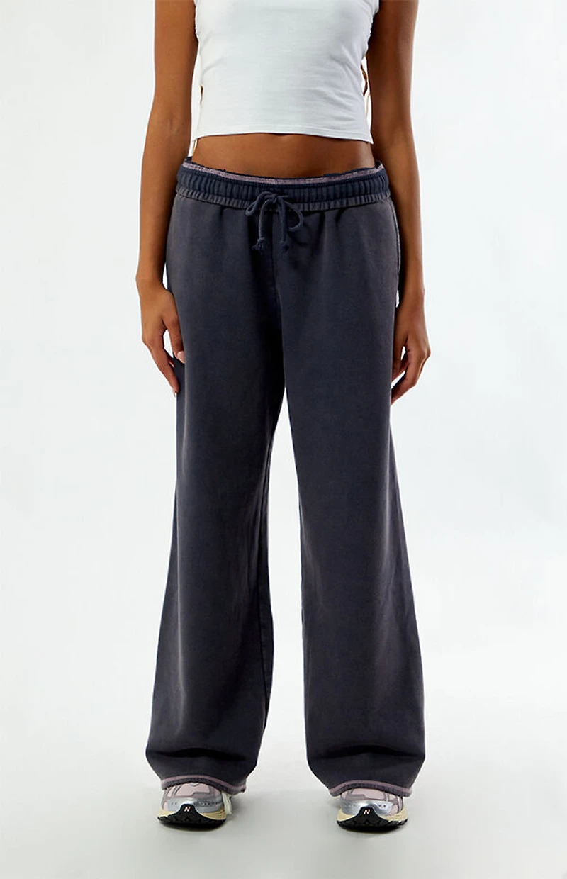 BUSCH LIGHT Contrast Stitch Baggy Sweatpants