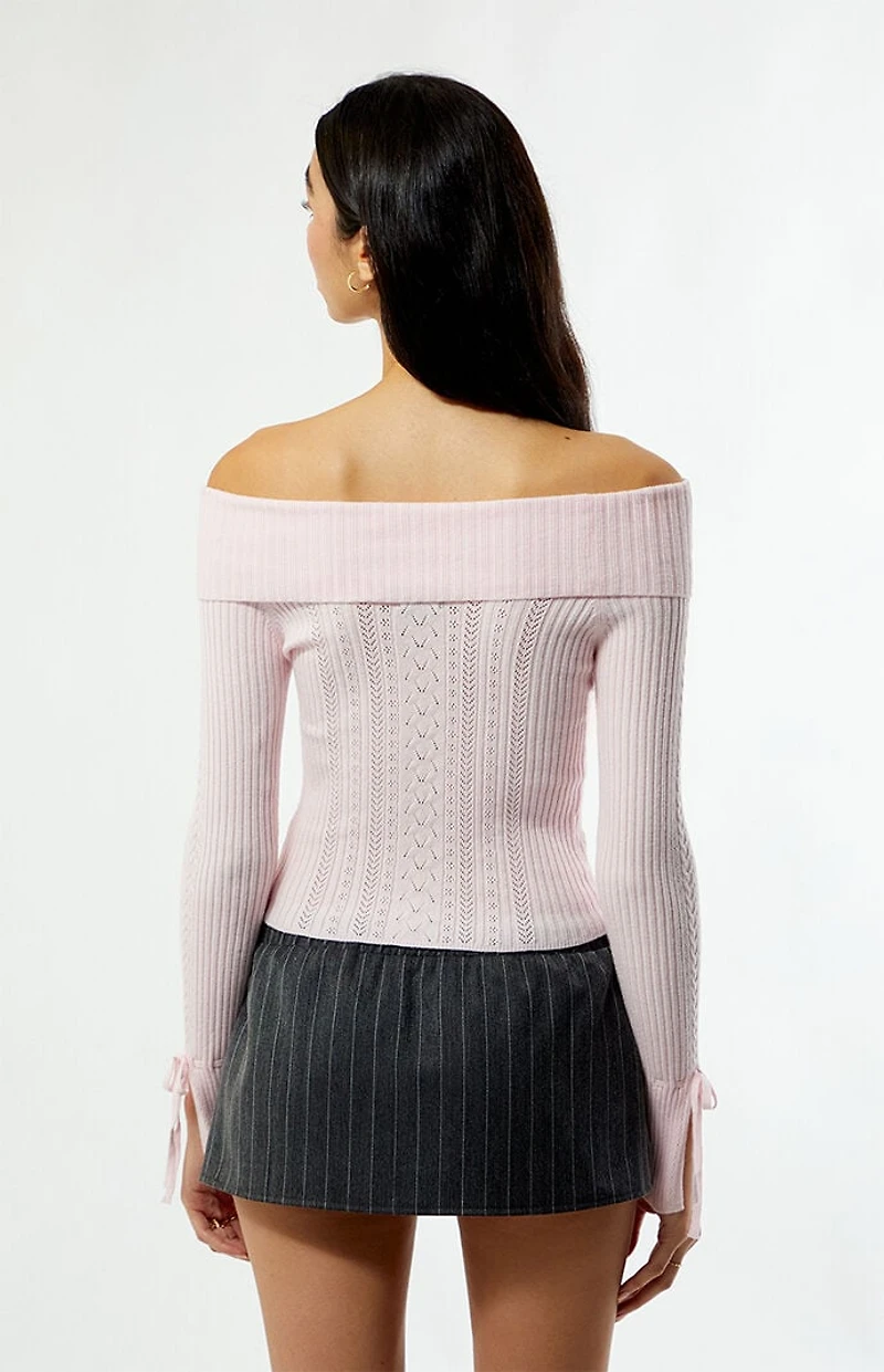 Beverly and Beck Ella Off-The-Shoulder Sweater