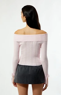 Beverly and Beck Ella Off-The-Shoulder Sweater