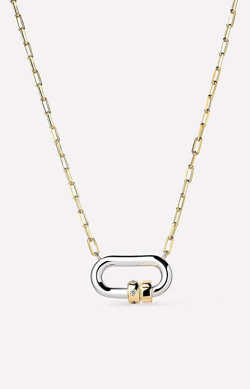 Ana Luisa Cyrus Silver Pendant Necklace