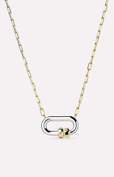 Ana Luisa Cyrus Silver Pendant Necklace