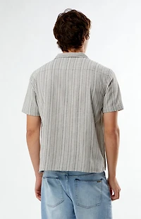 Pacsun Striped Linen Camp Shirt