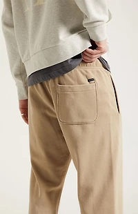 Pacsun Tan Straight Leg Sweatpants