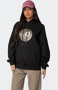 Edikted Leopard 8 Oversized Hoodie