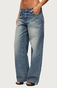 Edikted Heidie Low Rise Baggy Jeans