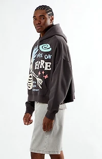 Pacsun Soul On Fire Cropped Hoodie