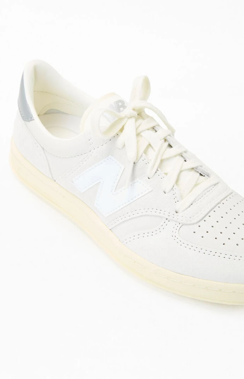 New Balance White T500 Sneakers